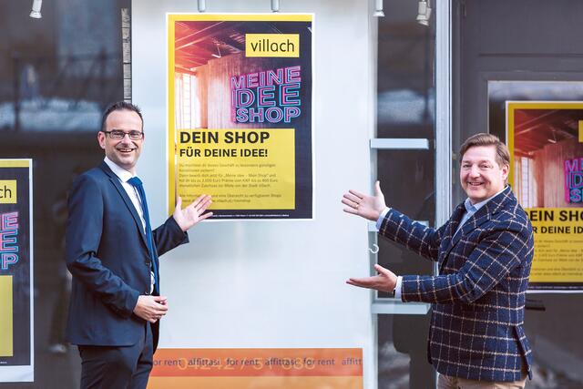 Bürgermeister Günther Albel und Hak-Direktor Florian Buchmayer sind gespannt auf neue Einreichungen. | Foto: Marta Gillner