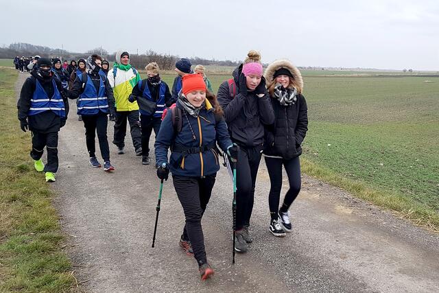 Mit dabei waren 38 Schülerinnen und Schüler sowie acht Lehrerinnen und Lehrer der Mittelschule Ilz. | Foto: MS Ilz