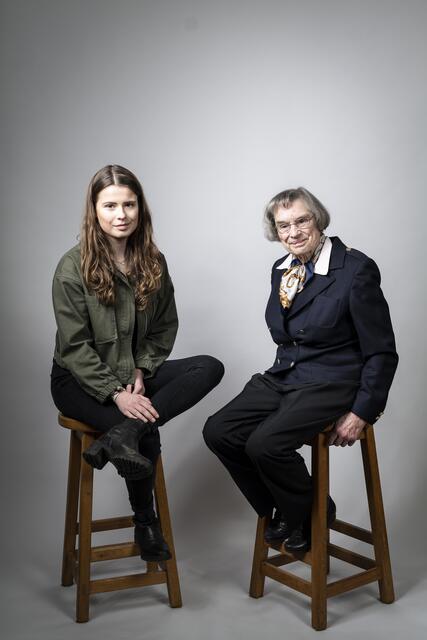 Luisa Neubauer hat eine besondere Beziehung zu ihrer Großmutter Dagmar Reemtsma. | Foto: Axel Martens