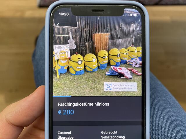 Faschingskostüme sind auf der Verkaufsplattform Willhaben heuer so beliebt wie nie. In der Südsteiermark steht beispielsweise ein Minion-Gruppenkostüm zum Verkauf. | Foto: RegionalMedien Steiermark