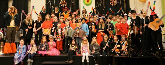 Schon zur Tradition geworden ist das Faschingskonzert der Musikschule Mariazellerland. | Foto: T. Mickan