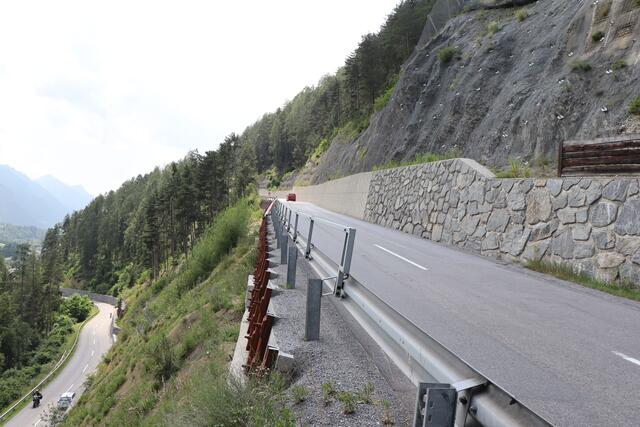 Die L 19 Serfauser Straße. | Foto: Othmar Kolp