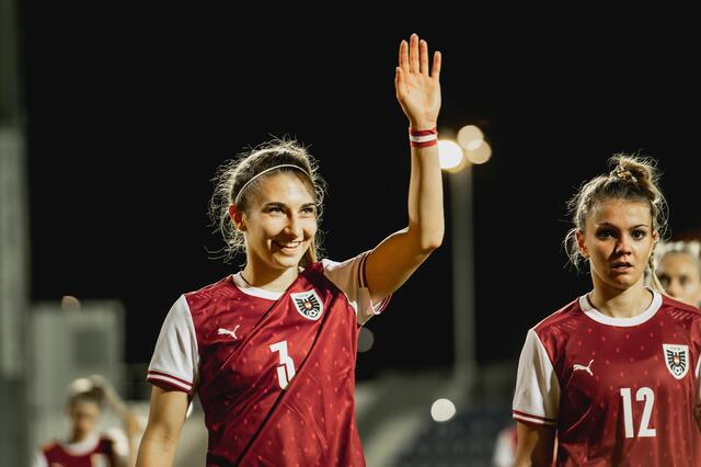 Kathi Naschenweng hat allen Grund zur Freude (hier auf einem Archivbild) | Foto: ÖFB/Christopher Glanzl