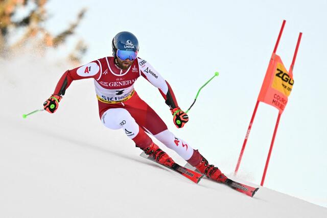 Was für ein Husarenritt des Kärntners im ersten Lauf des WM-Riesentorlaufs | Foto: FABRICE COFFRINI / AFP / picturedesk.com