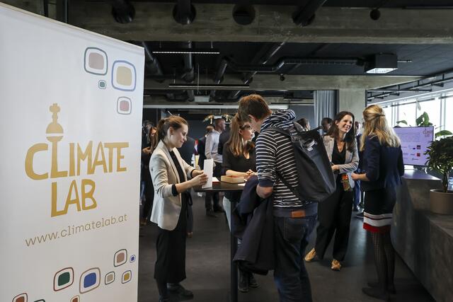 Das Climate Lab ist ein Ort, wo verschiedene Unternehmen, öffentliche Stellen und andere innovative Projekte entwickeln können.   | Foto: Impact Hub/APA-Fotoservice/Reither