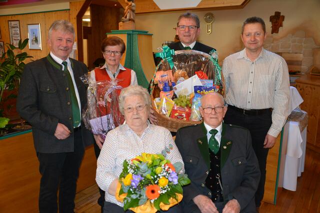 Zäcilia und Alois Milchrahm feierten das Fest der Gnadenhochzeit.