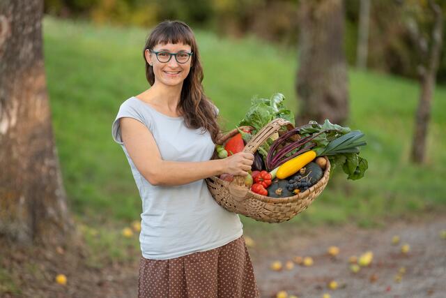 Gudrun Zecha startete gemeinsam mit Christian Kellmair die Solawi "Futter Natur" in Wallern an der Trattnach. | Foto: living moments photography