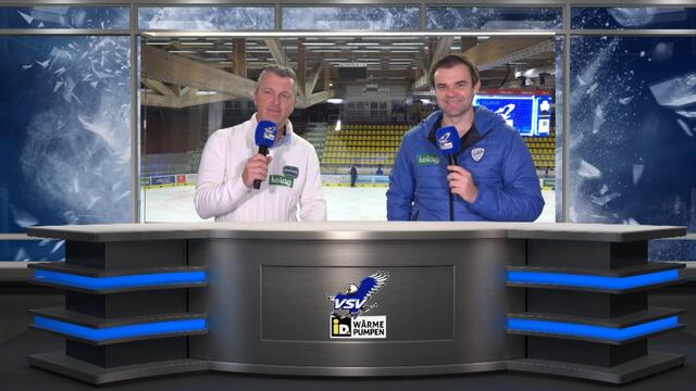 Im Kelag-Live-Stream berichtet Gerhard Oberrauner (links) live aus der Villacher Stadthalle. | Foto: Privat