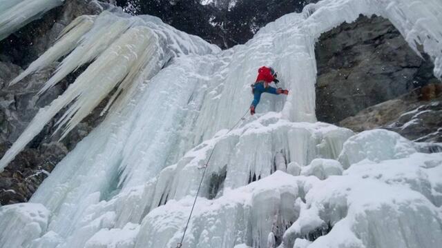 Am Sonntag am späten Nachmittag ereignete sich in der Taschachschlucht im dortigen Eisfall ein Unfall beim Eisklettern. Ein 28-Jähriger verletzte sich dabei. | Foto: Archiv / Symbolbild