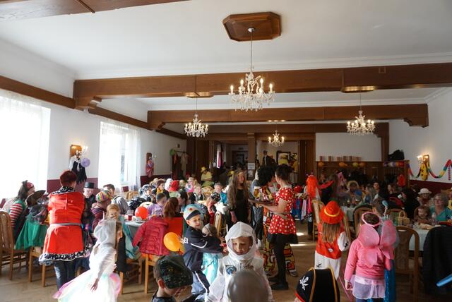 Der Edelschrotter Hof war bunt dekoriert, die Frauenbewegung lud zur Faschingsparty. | Foto: Holzmann