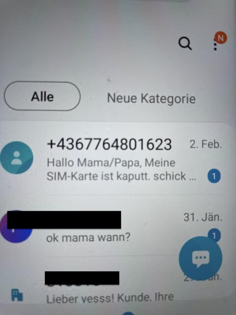 Aktuell: "Mamma ich hab Handyprobleme." | Foto: Zezula