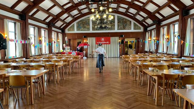 Die Ruhe täuscht: Der Kammgarnsaal wurde regelrecht gestürmt. | Foto: zVg