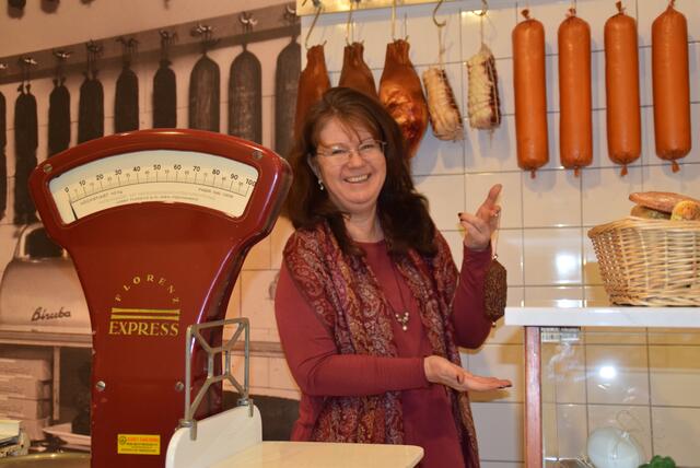 In der Fleischerei Karl Holzinger sind sogar Würste und Speck noch original.