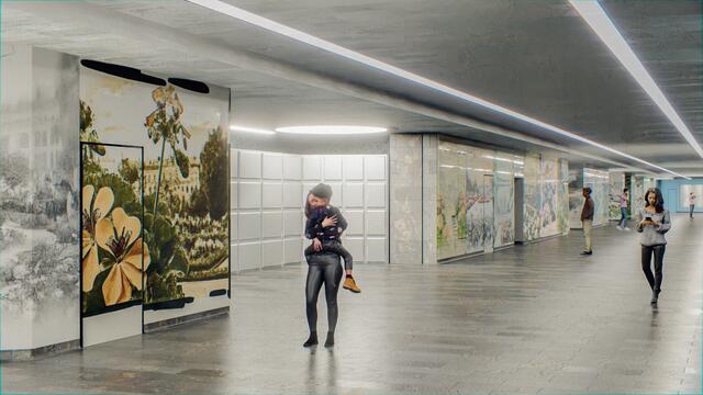 Mit dem Prónygarten im Bahnhof überzeugte der Künstler die Jury. | Foto: Christian Kosmos Mayer