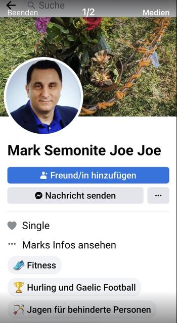 Ein typisches Fakeprofil auf Facebook. | Foto: facebook