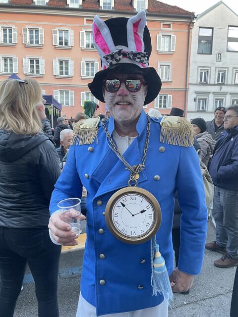 GR Gerald Depaoli hat sich herausgeputzt  | Foto: Michael Steger