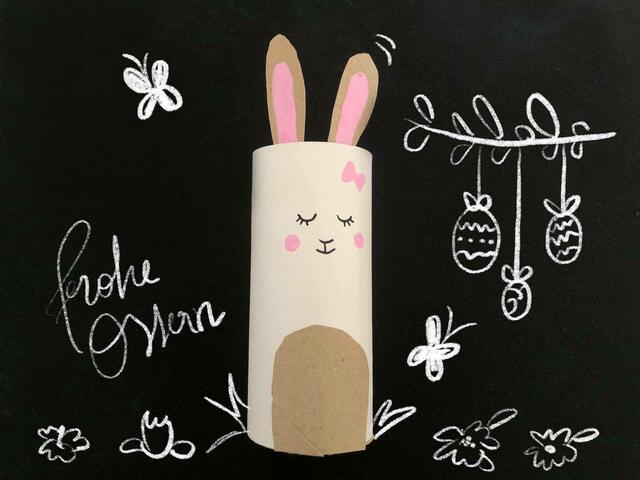 Hier findet ihr die Anleitung für unseren selbst gemachten Osterhasen. | Foto: Sandra Altendorfer