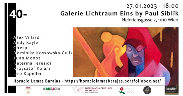 Horacio Lamas Barajas, figurative Malerei | Foto: Katerina Teresidi