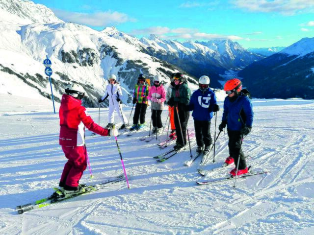 Alle SchülerInnen haben ihr skifahrerisches Können durch das Skilager verbessert. | Foto: MS Völs