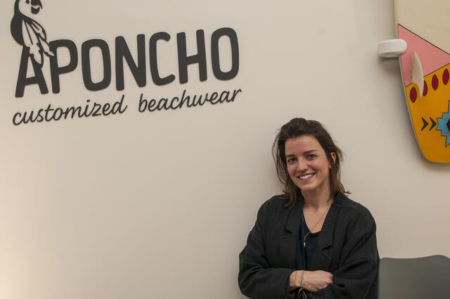 Clarissa Fritzsche hat 2016 das Unternehmen "Aponcho" gegründet. | Foto: Wolfgang Unger