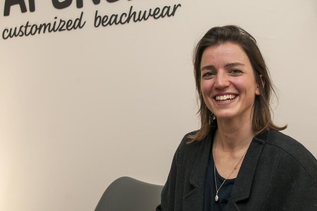Clarissa Fritzsche hat 2016 das Unternehmen "Aponcho" gegründet.
 | Foto: Wolfgang Unger