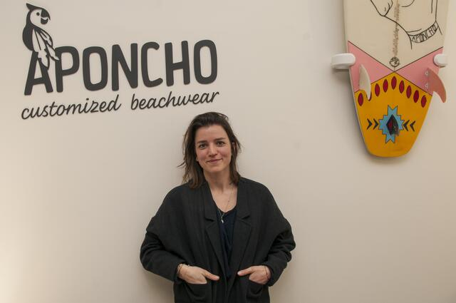 Clarissa Fritzsche hat 2016 das Unternehmen "Aponcho" gegründet. | Foto: Wolfgang Unger