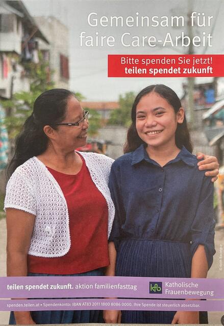 Gemeinsam für faire Care-Arbeit. | Foto: Neuner Elisabeth