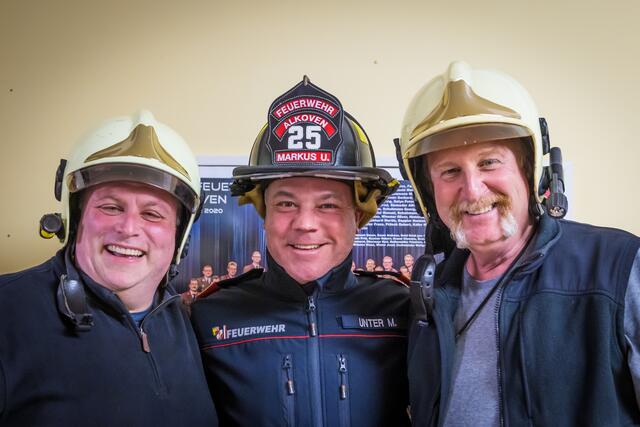 Peter Matthews, Markus Unter und Glen E. Ellman. | Foto: Hermann Kollinger