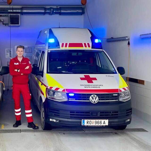 Markus Lindorfer ist begeisterter Rotkreuzler. | Foto: Privat
