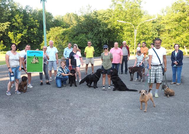 Die Hundeauslaufzone in Zwentendorf wurde 2020 eröffnet.  | Foto: Marktgemeinde Zwentendorf