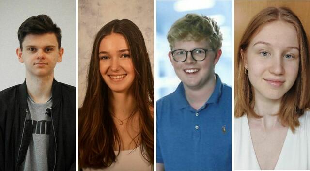 Dennis Sereinig, Marie Hartl, Clemens Hecher und Elena Ettinger (von links) haben klare Erwartungen an den Kärntner Landtag.  | Foto: Privat