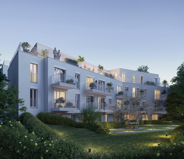 Der Wohnbau wurde von Riepl Kaufmann Bammer Architekten geplant. | Foto: INVESTER United Benefits