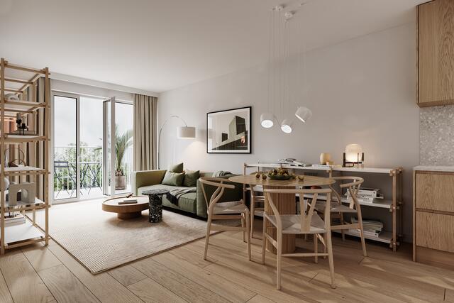Die Architekten von Riepl Kaufmann Brammer haben ein besonderes Augenmerk auf die Grundrisse und Außenräume gelegt. | Foto: INVESTER United Benefits
