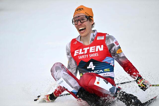 Franz-Josef Rehrl freute sich riesig über die Medaille | Foto: JOE KLAMAR / AFP / picturedesk.com