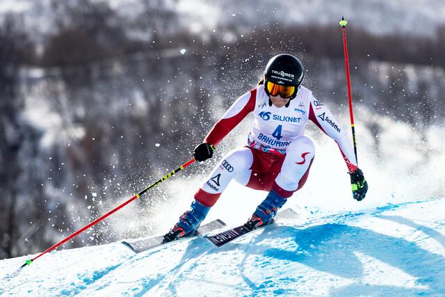 Katrin Ofner auf dem Weg zur Medaille. | Foto: GEPA pictures