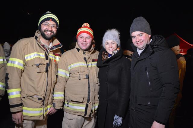 Simon Saurwein, Hermann Ladner, LR Astrid Mair und LA Dominik Traxl (v.li.) | Foto: Siegele