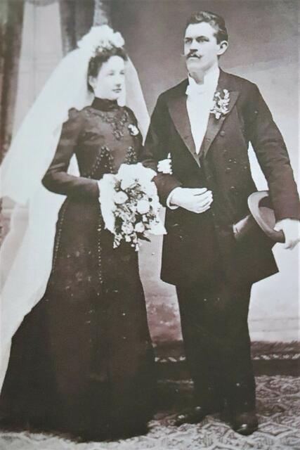 Anna und Wilhelm Kolb, die Gründer der Friseur-Dynastie und Urgroßeltern von Michaela Untersteiner-Seidl