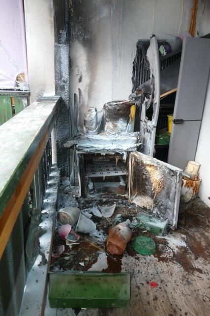 Das Feuer wurde rasch gelöscht. | Foto: FF/Horn