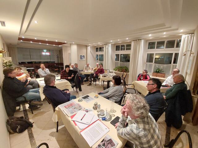 Im Gasthaus Csejtei in Feldbach trafen sich Sozialdemokraten zur Wertedebatte. | Foto: SPÖ Feldbach