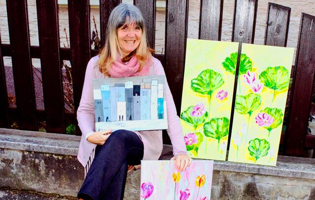 Dagmar Pawlicki, die Obfrau des Kunstkreis Forum KreARTiv aus Bisamberg/Klein Engersdorf | Foto: Ingrid Seifert