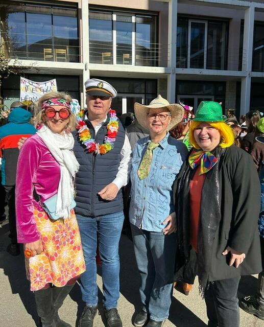 In Hermagor wurde auch ausgiebig Fasching gefeiert. | Foto: Astner/Privat