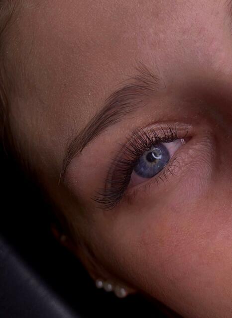 3D-Hollywood Lashes an einer Kundin von Nadine. | Foto: Privat