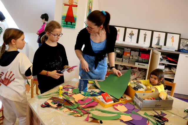 Kreatives Arbeiten beim Workshop | Foto: Kulturverein Drava