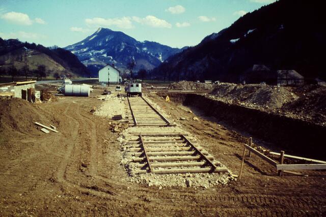 Die Baustelle für die Firma Weber-Hydraulik im Jahr 1968.  | Foto: Gde. Losenstein