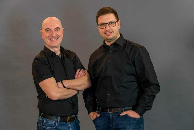 Wiff LaGrange und Bernhard Oppl (re.). | Foto: Gerald Giedenbacher
