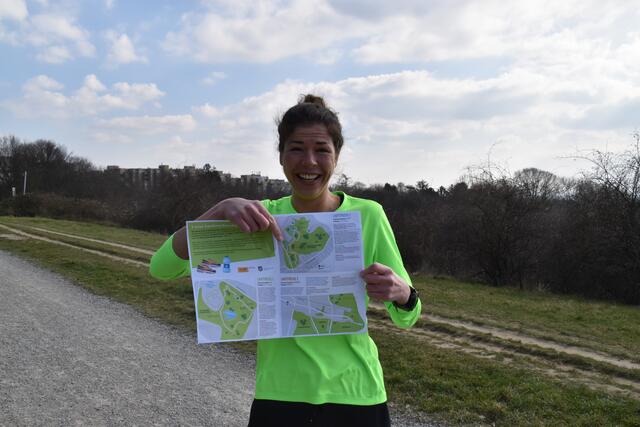 "Meine Lieblingsstrecke in Favoriten ist im Böhmischen Prater", so Diana Dzavidza. | Foto: Karl Pufler