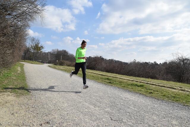 Diana Dzavidza läuft gerne in Favoriten. | Foto: Karl Pufler