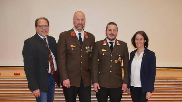 (v.l.n.r.) Martin Haider, Ernst Schwödiauer, Thomas Schreiner und Regina Aspalter.