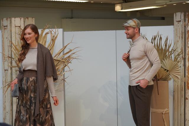 Die Models auf der Modemesse. | Foto: Emanuel Hasenauer