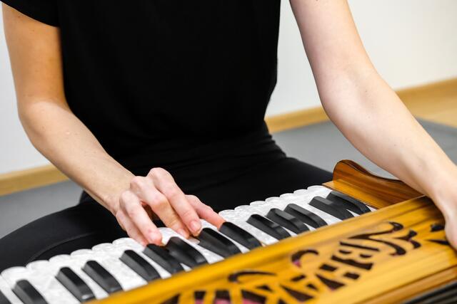 Ein Harmonium ist ein Instrument aus Indien. | Foto: MYND